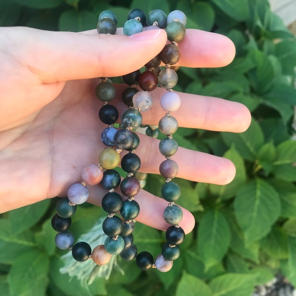 Handmade 108 Bead Healing Mala Necklace - Picture 8 of 8